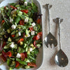 Salad Servers~ Bee design