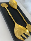 Salad Servers~ Sunflower design