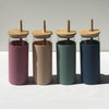 Glass and Bamboo Tumbler